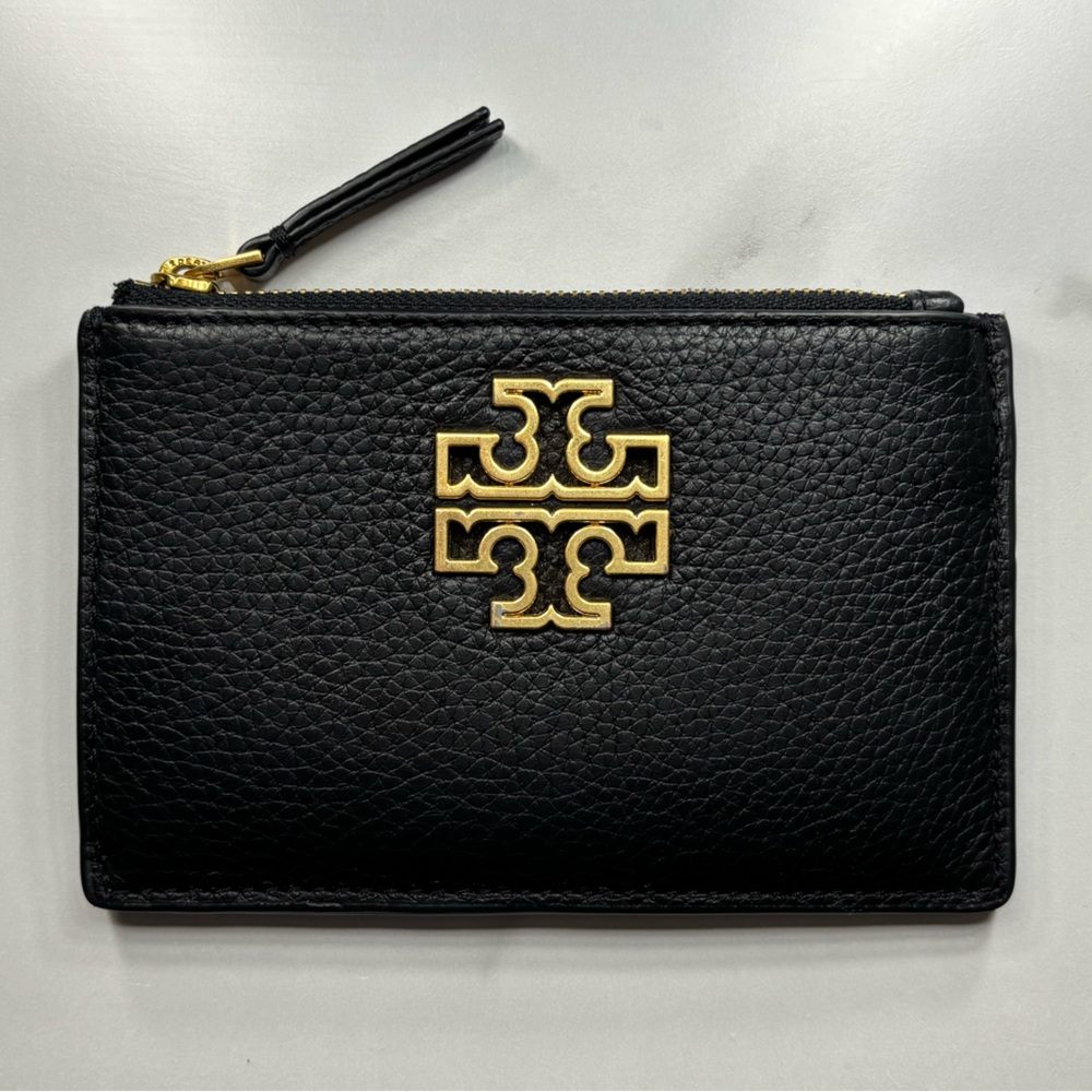 Tory Burch Britten Zip Card Holder